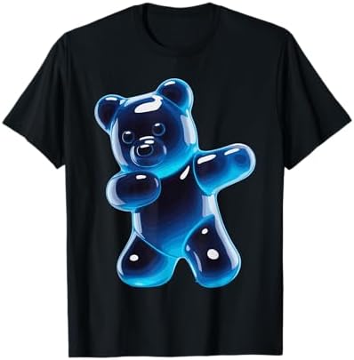 Amazon.com: Gummy Bear, Blue Gummy Bear, Dabbing Gummy Bear T